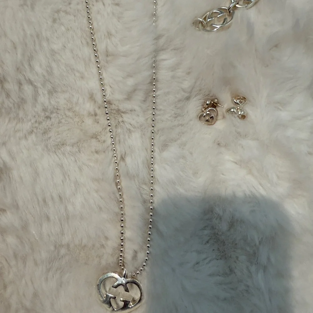 Gucci Silver Necklace and Bracelet Set - Picture 2 of 7